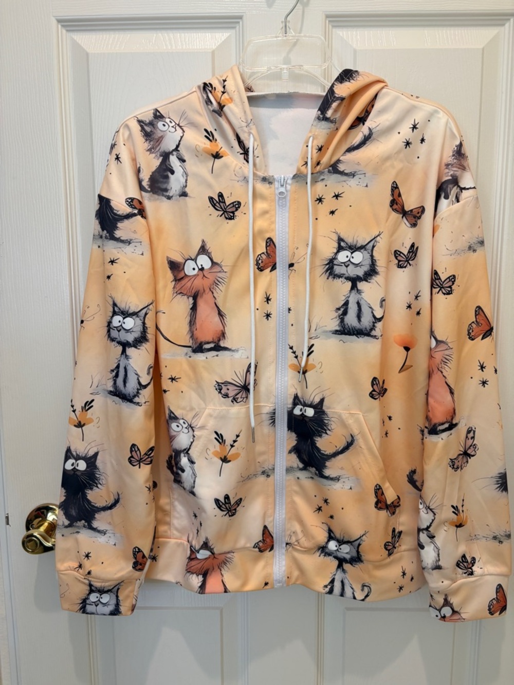 Crazy Catz Hoodie Size Large NEW - Picture 2 of 7